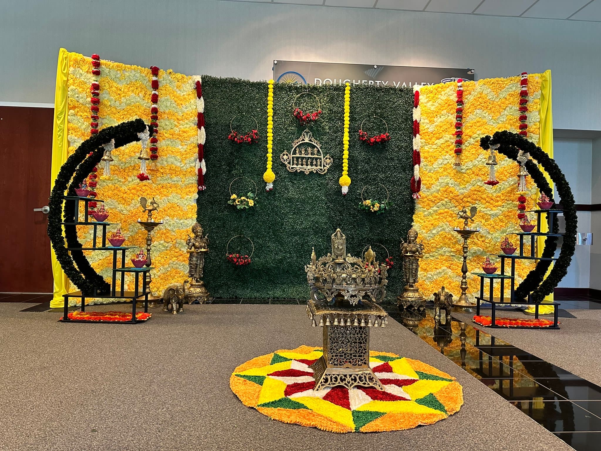 Pooja Backdrop