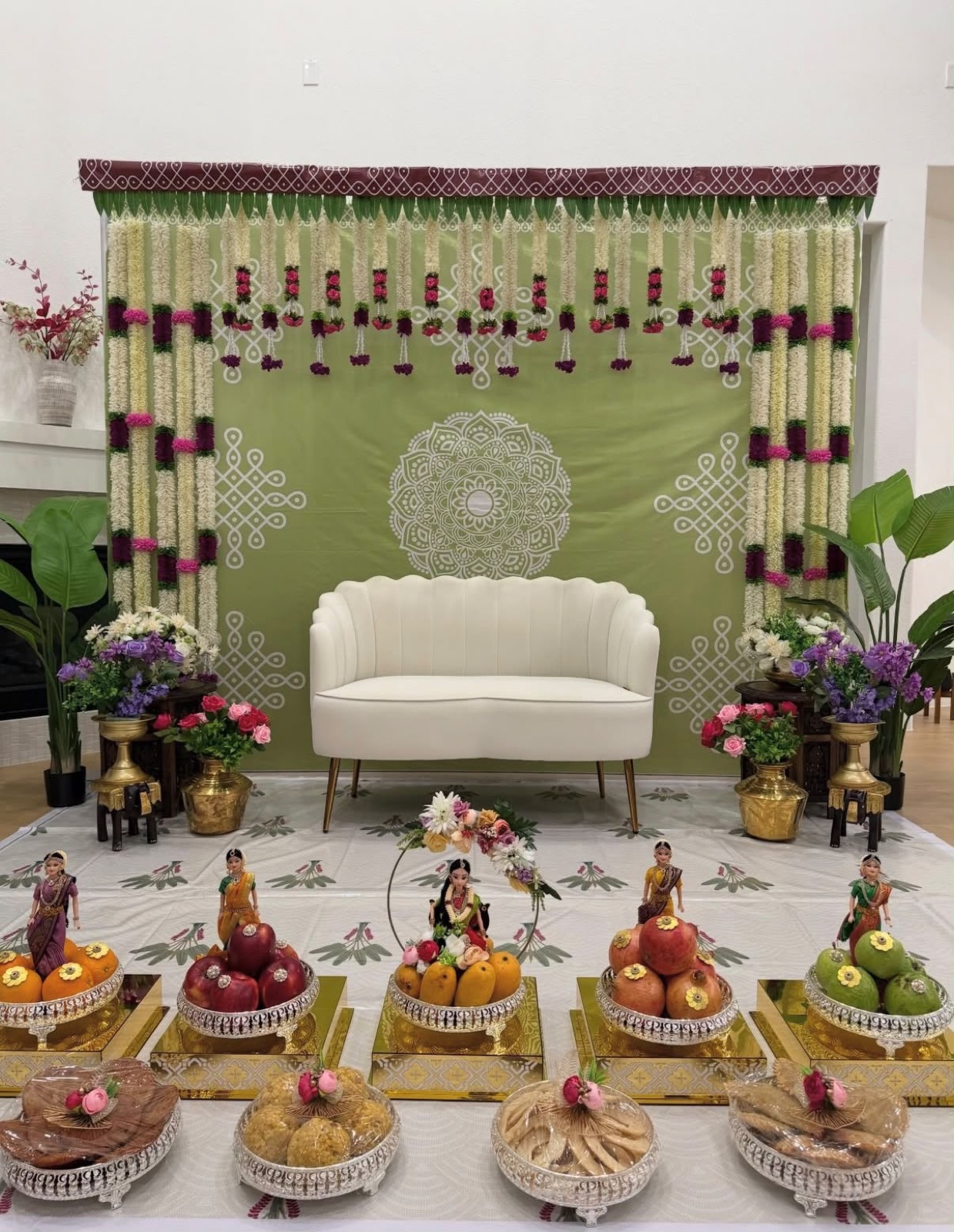 Pooja Backdrop