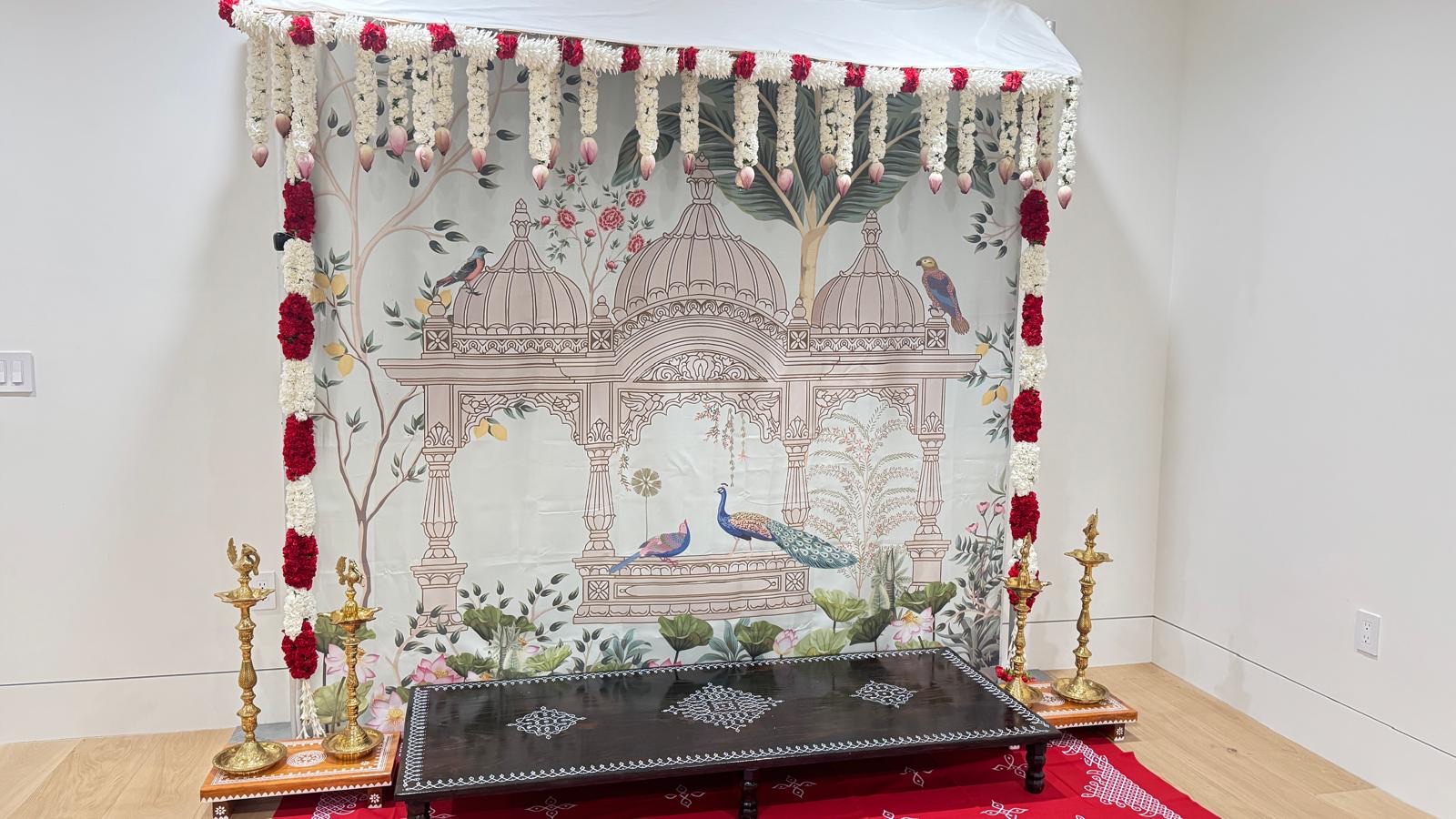Pooja Backdrop