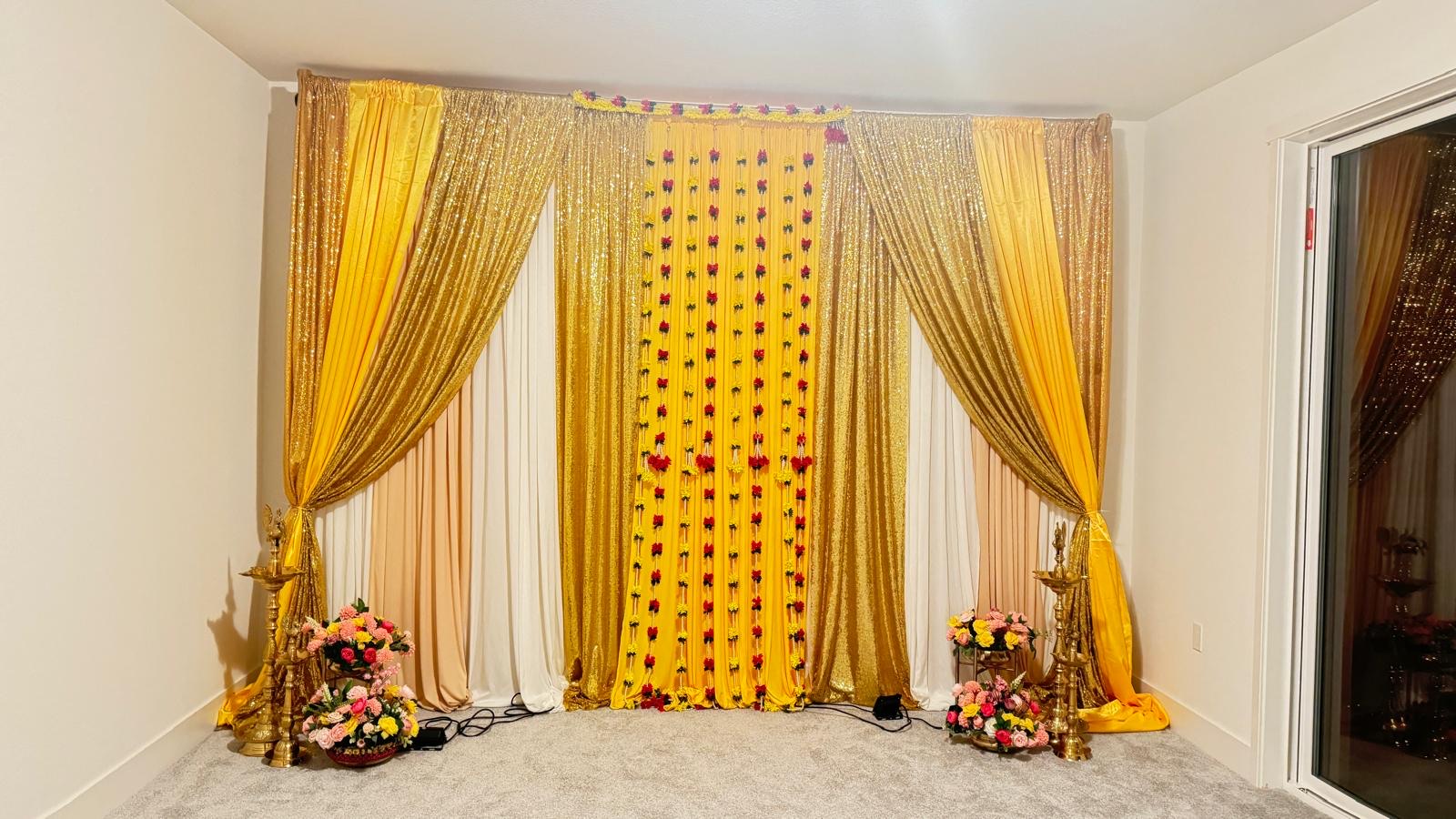 Pooja Backdrop
