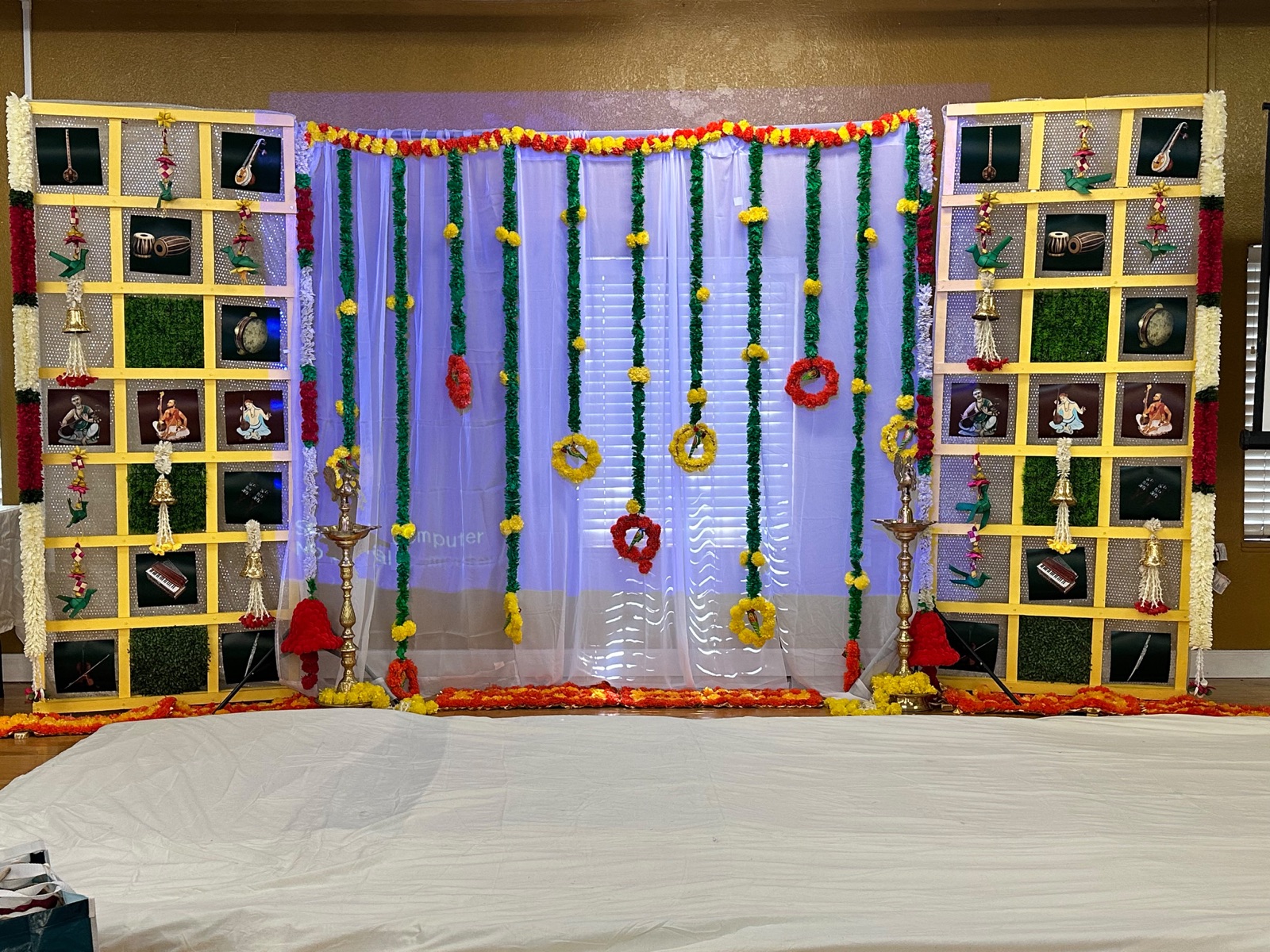 Pooja Backdrop