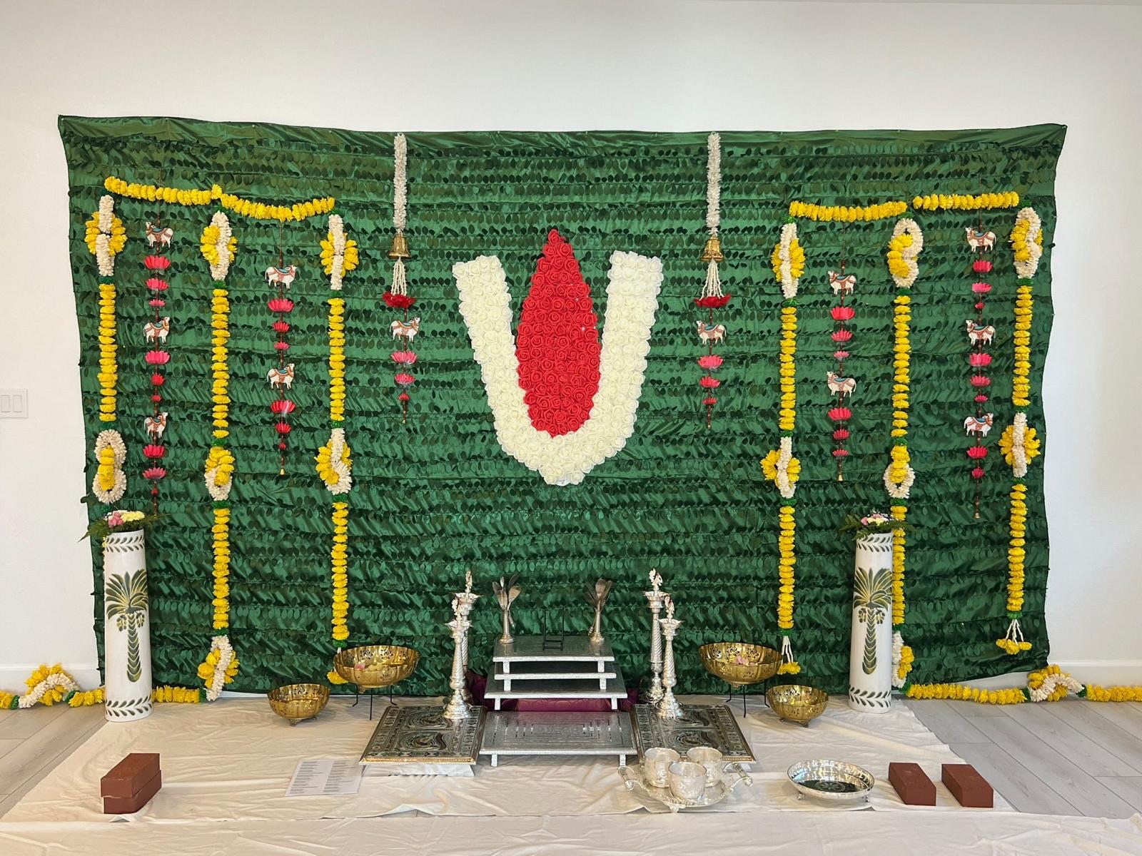 Pooja Backdrop