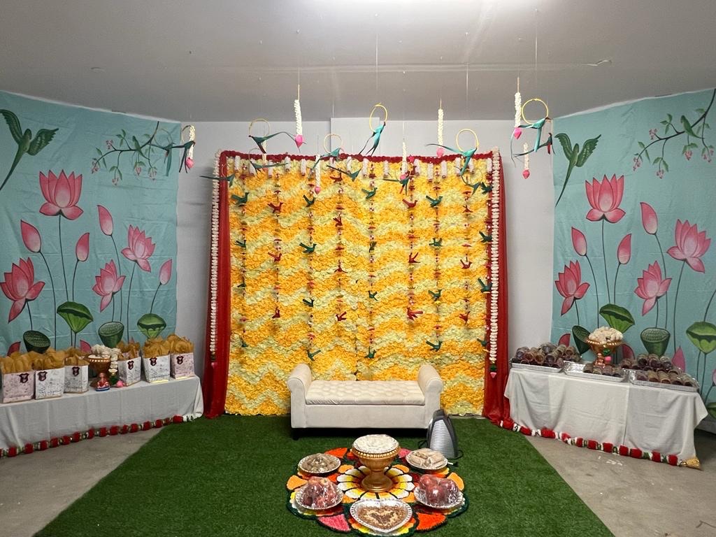 Pooja Backdrop
