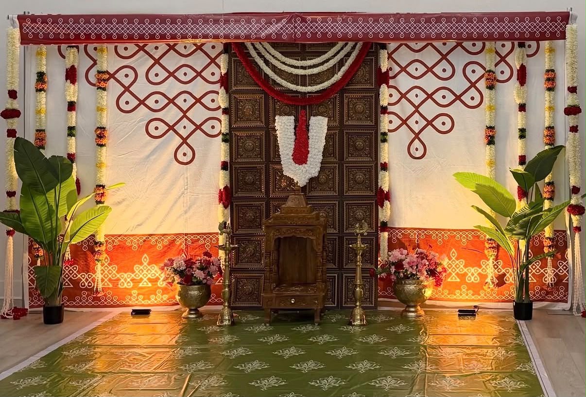 Pooja Backdrop